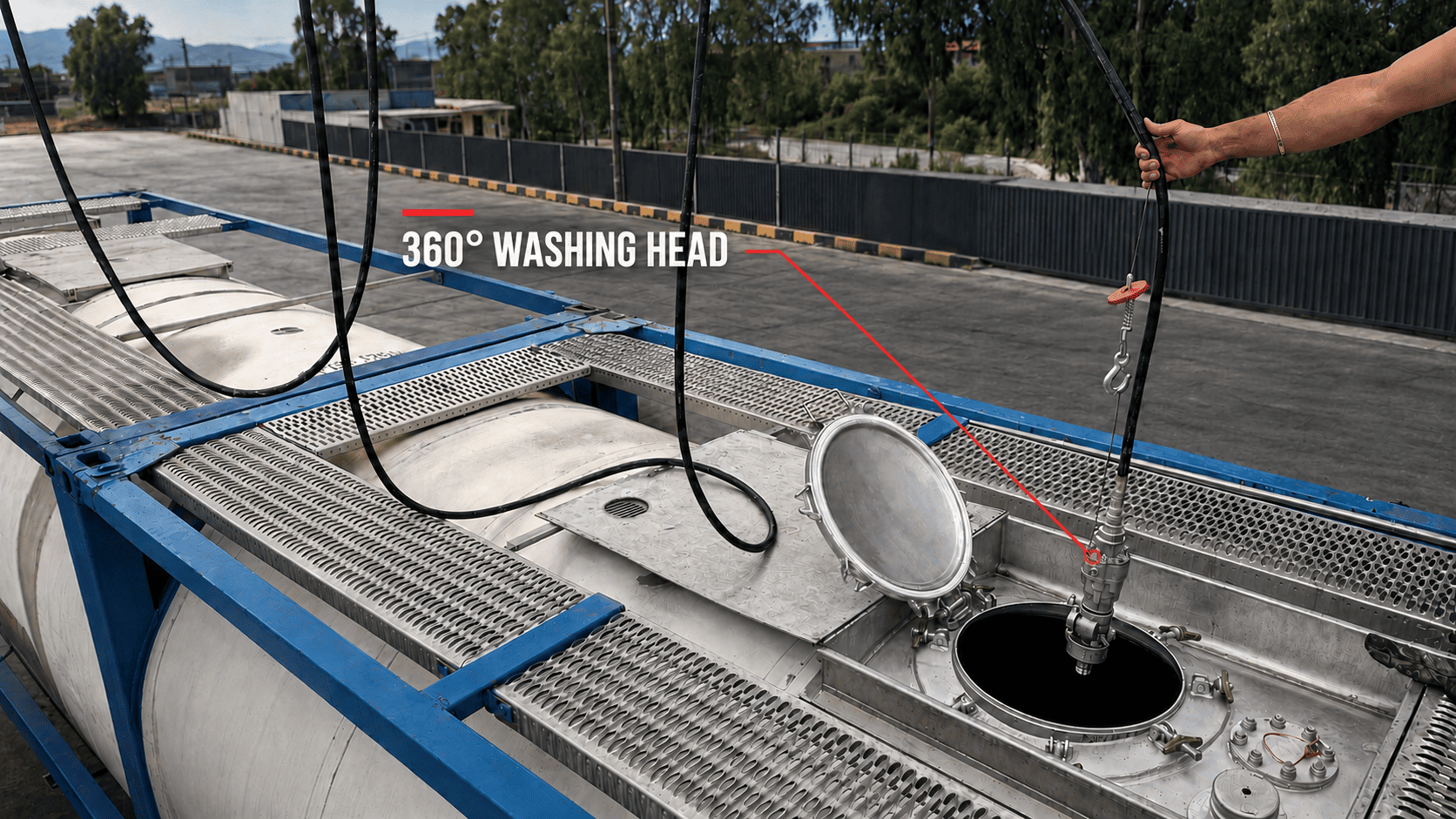 Interior Tank Cleaning Process